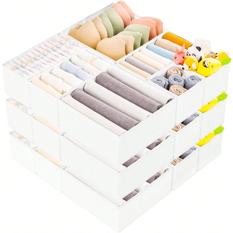 Closet Organizer Baby - 15PCS Drawer Organizer Clothes - Foldable