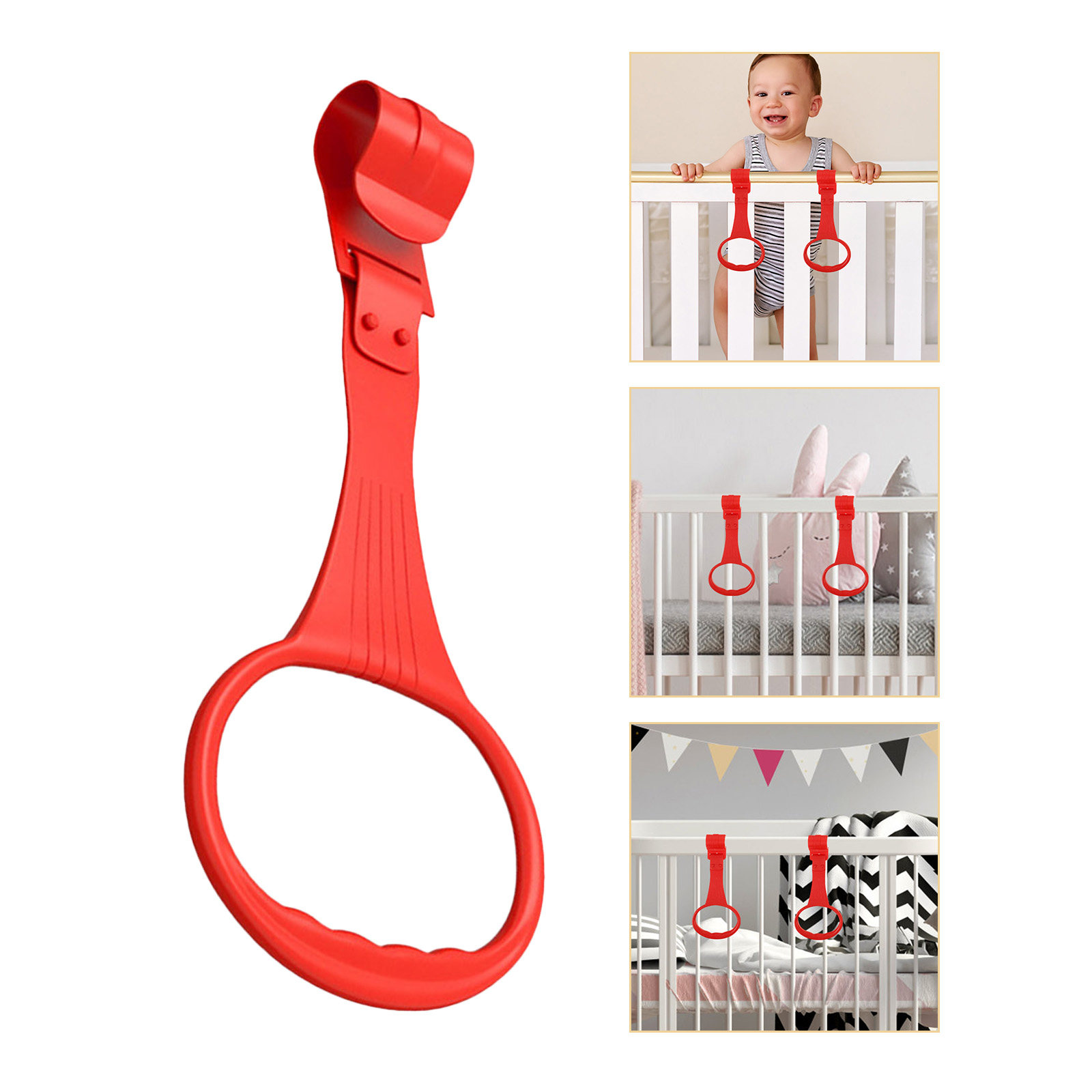 Baby Nursery Handles - 2Pcs Baby Walking Rings Safe Pull
