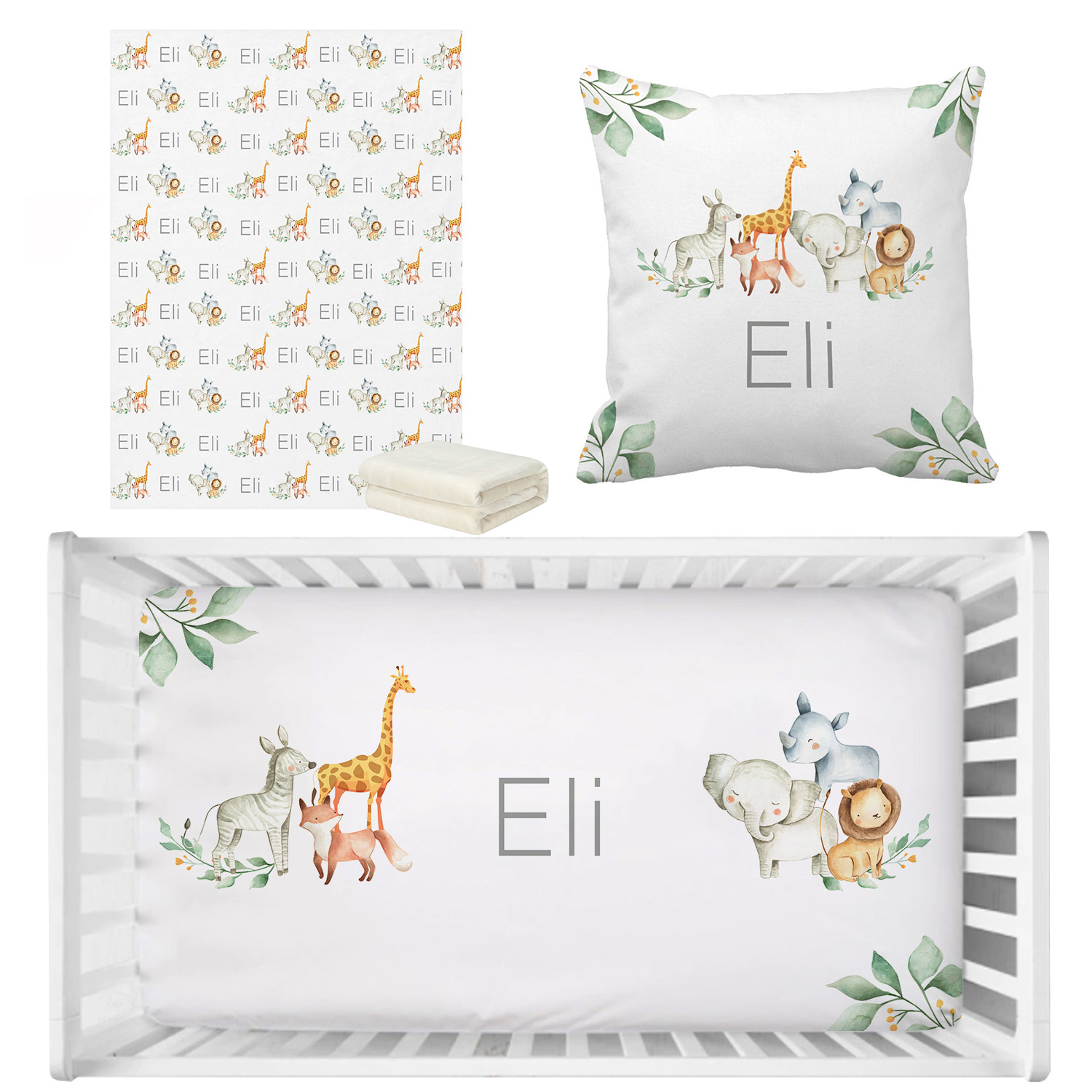 Baby Nursery Bedding Sets - LVYZIHO Baby Crib Bedding Set Nursery,