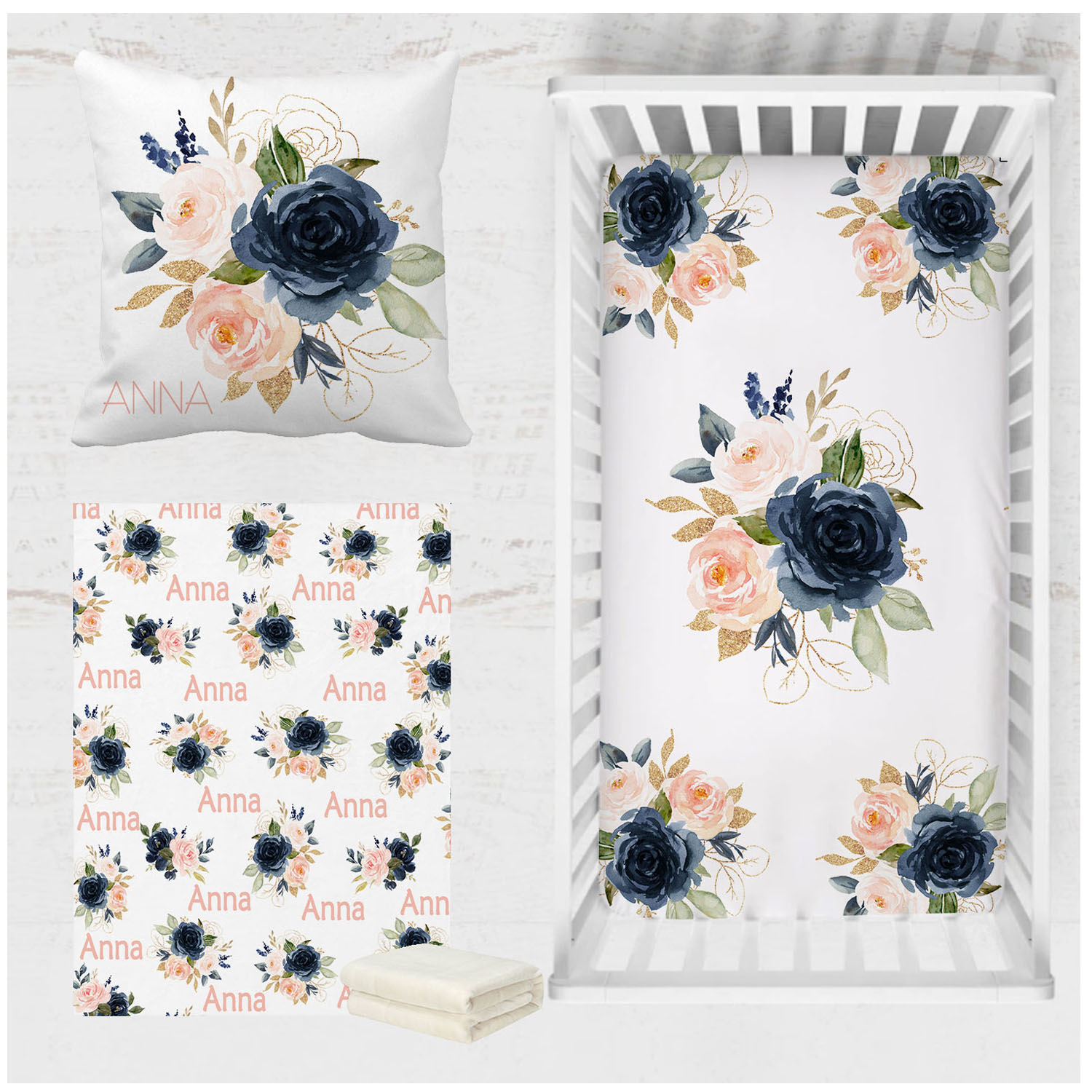 Baby Nursery Bedding Sets - LVYZIHO Bé Gái Cũi Bộ Chăn