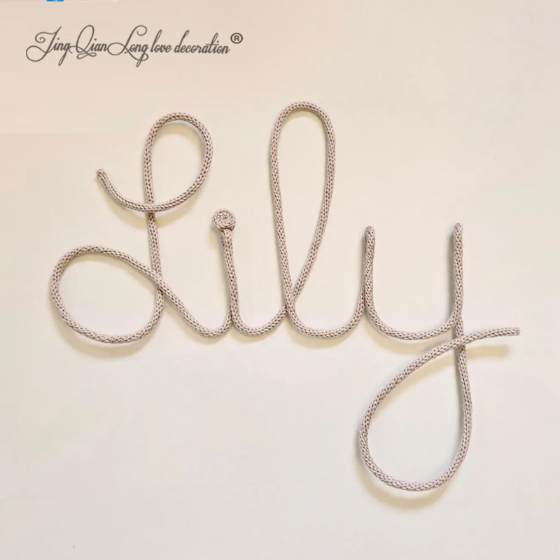 Baby Nursery Name Letters - Custom Nursery Decor Large Knitted Wool