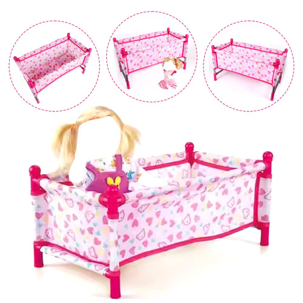 Baby Nursery Furniture - Toy Bed Simulation Baby Doll Bed