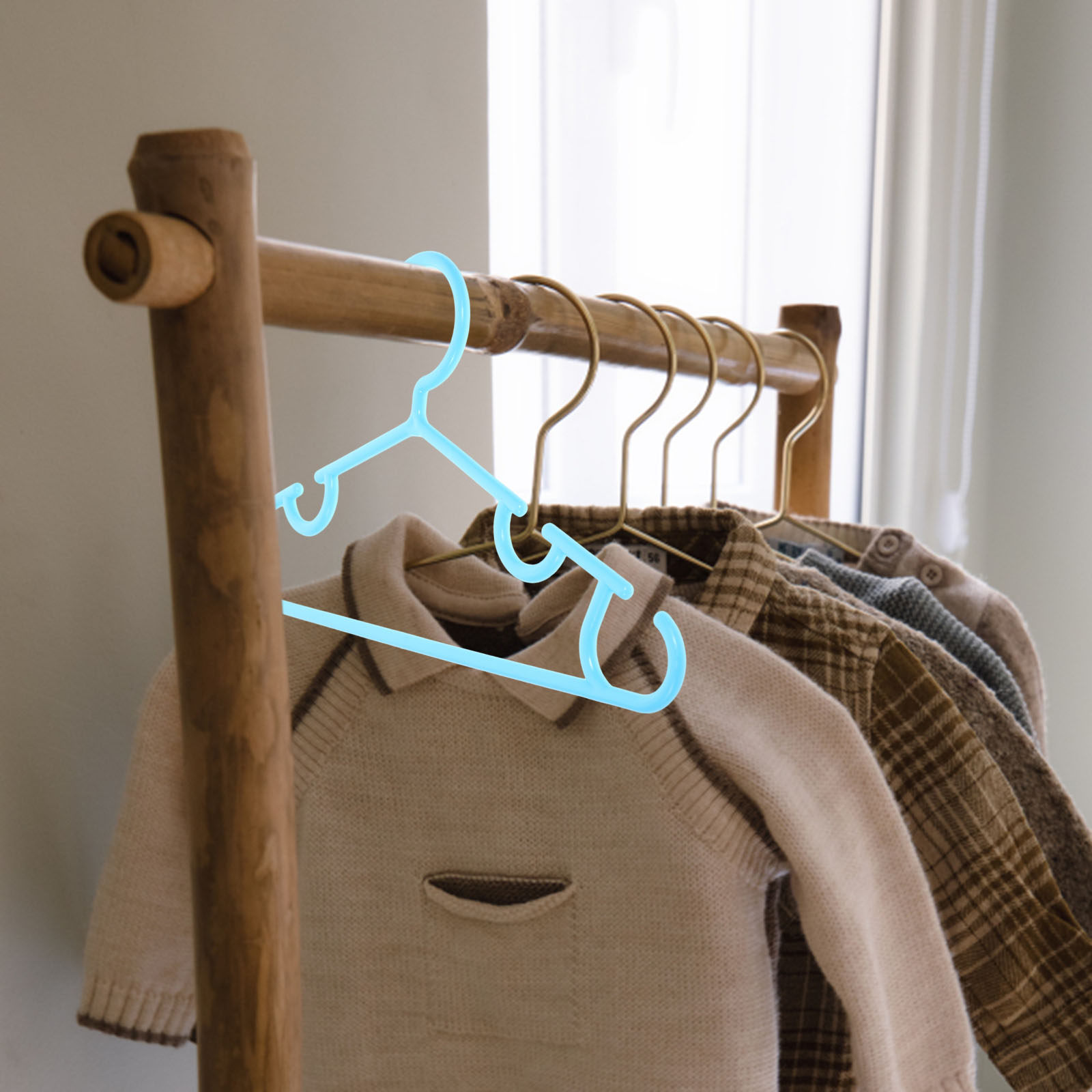 Closet Organizer Baby - 10Pcs Plastic Nonslip Baby Hangers Heavy