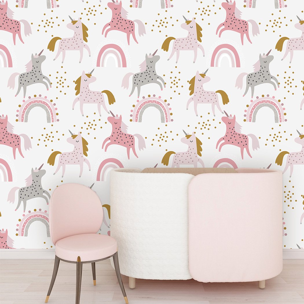 Nhà Trẻ Giấy Dán Tường Bé Gái  - đánh giá và giá Baby Nursery Jungle Animals