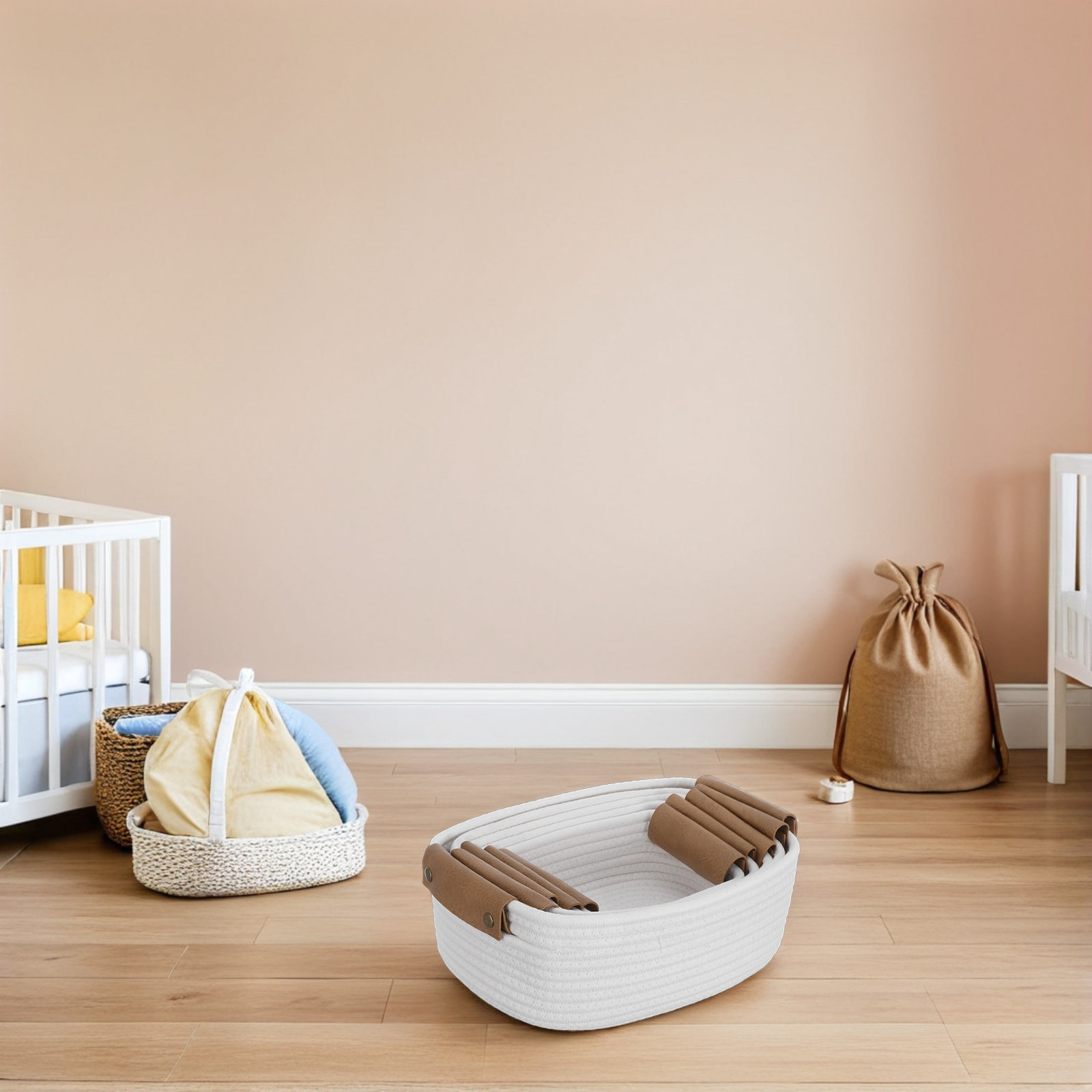 5Pcs Nursery Storage Basket Se - đánh giá và giá Baby Nursery Handles