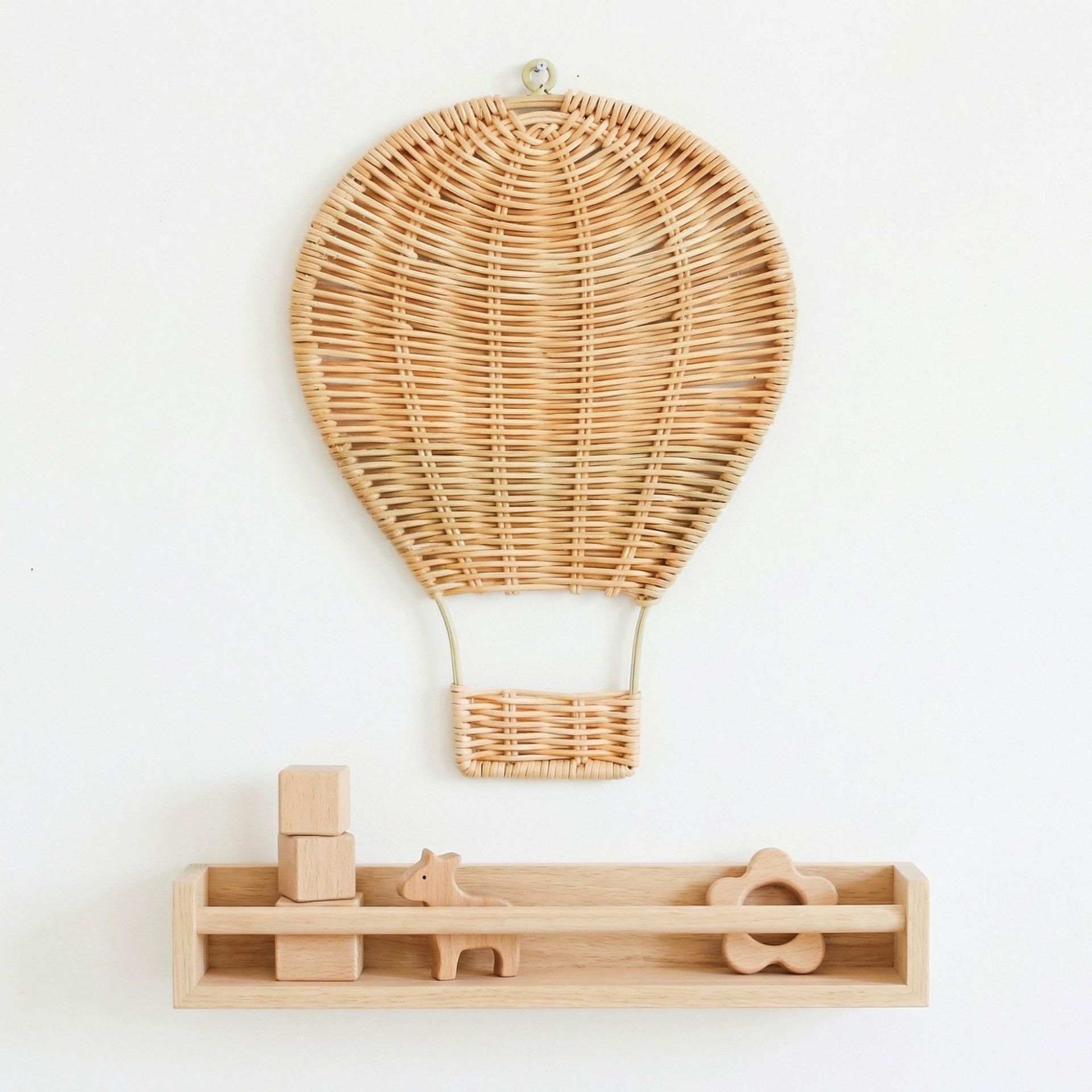 Handmade Rattan Woven Hot Air  - đánh giá và giá Baby Nursery Hot Air Balloon
