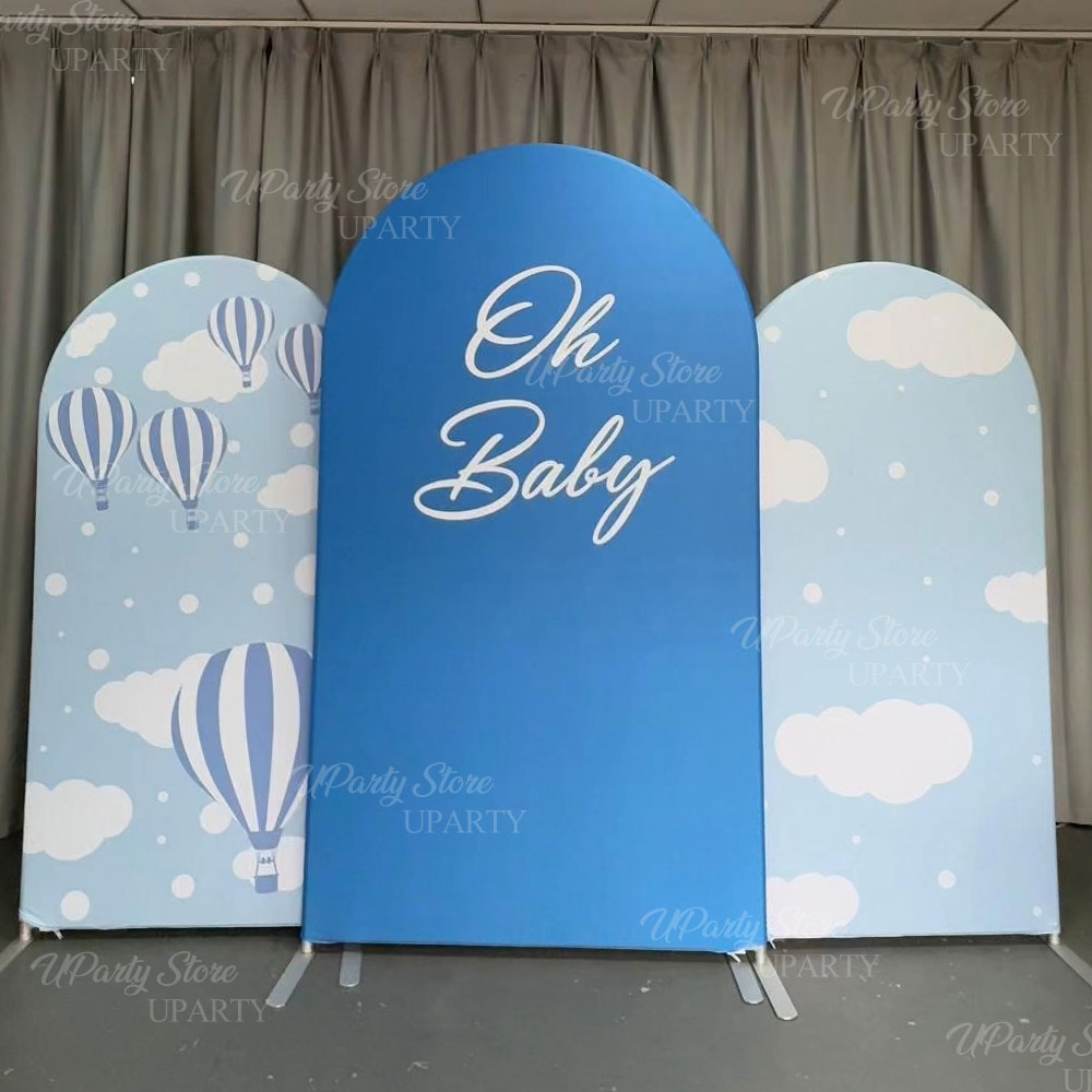 Hot Air Balloon Backdrop Arch  - đánh giá và giá Baby Nursery Hot Air Balloon