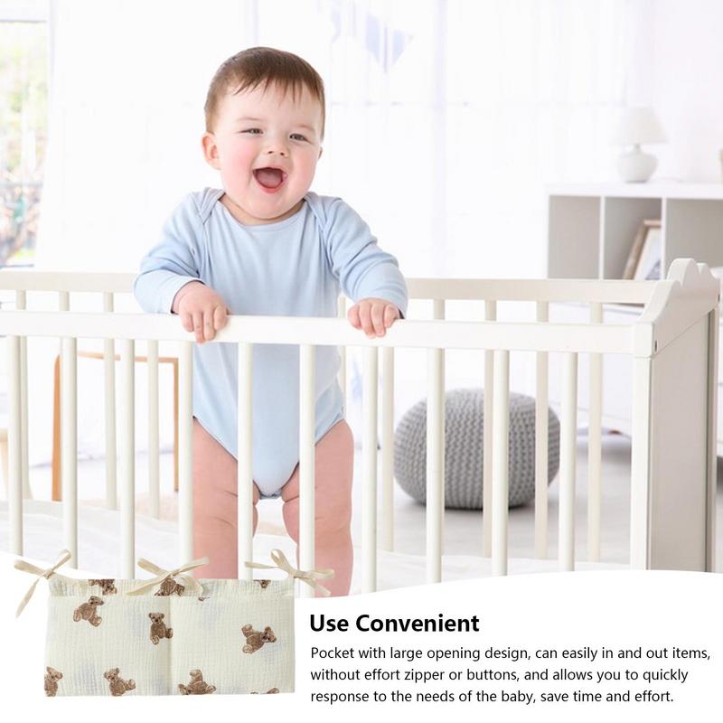 Baby Crib Organizer Cot Caddy  - đánh giá và giá Baby Nursery Animal Prints