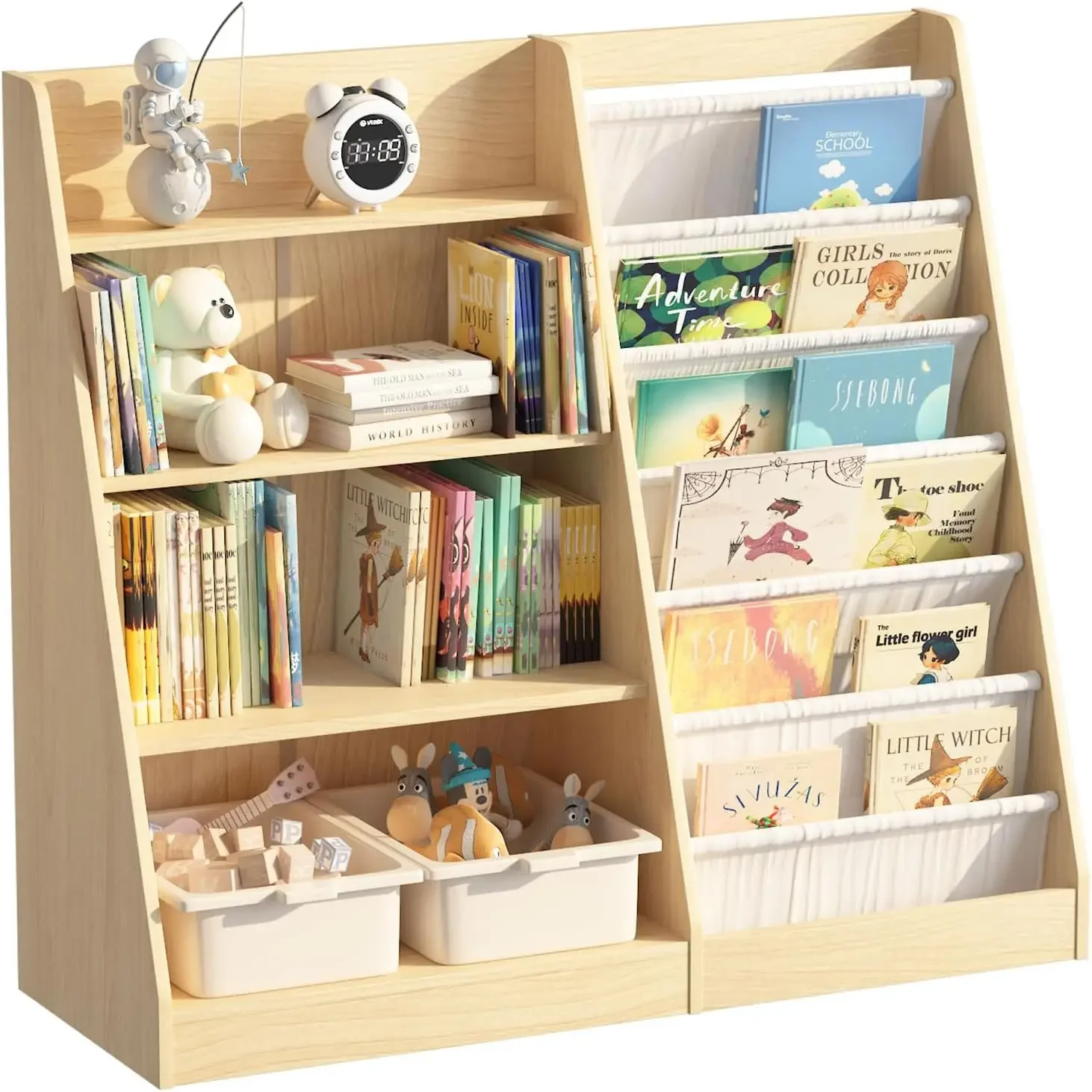 4 Tier Kids Bookshelf Baby Tod - đánh giá và giá Baby Nursery Bookcase