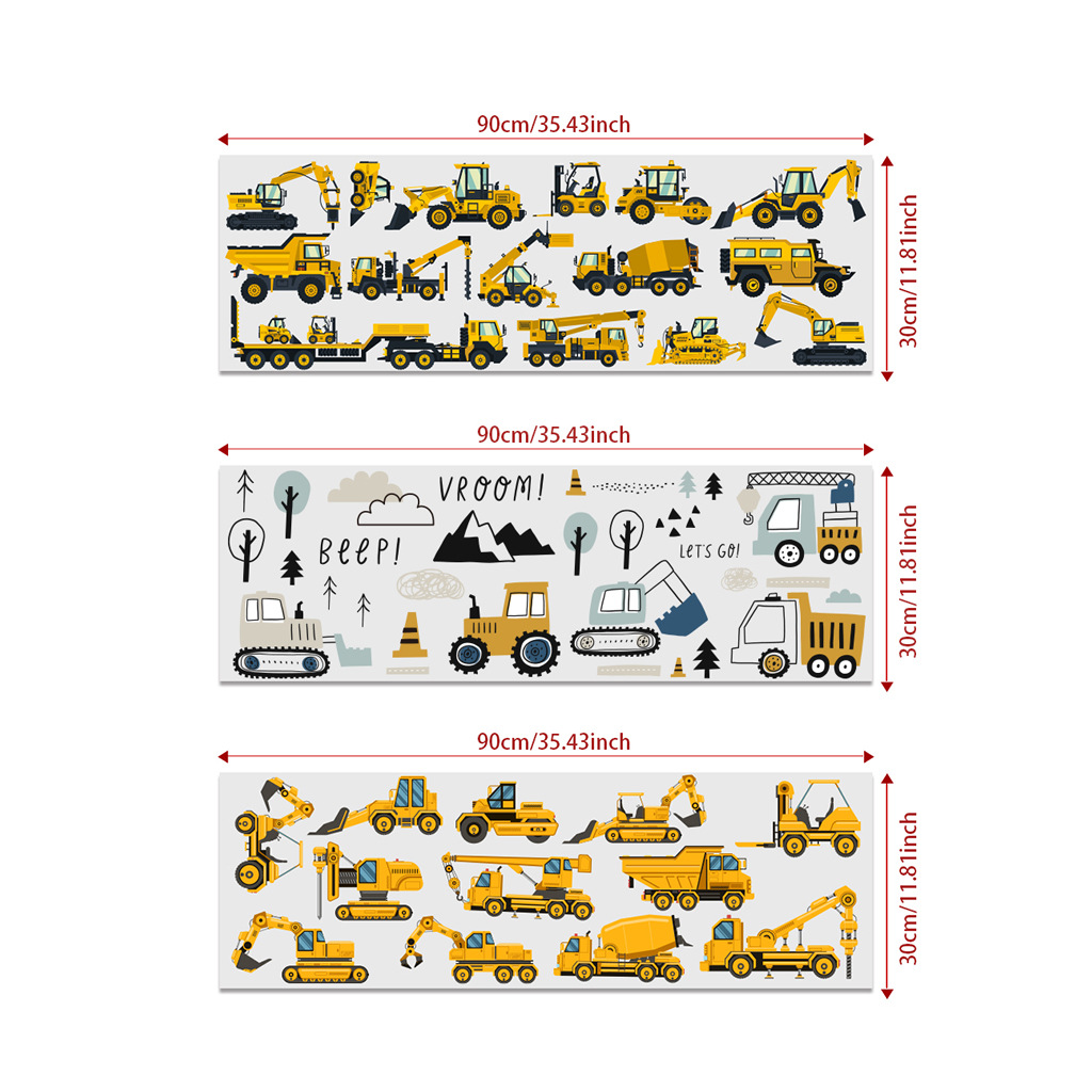 Cartoon Excavator Engineering  - đánh giá và giá Baby Nursery Package