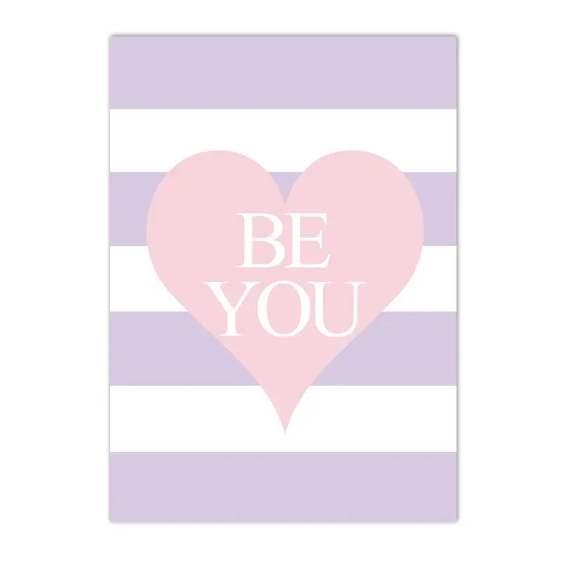 Pink Unicorn Rainbow Love Hear - đánh giá và giá Baby Nursery Quotes Wall Art