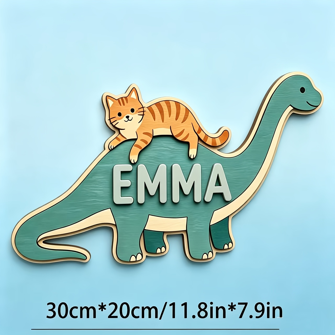 Personalized Cat Riding Dinosa - đánh giá và giá Baby Nursery Room
