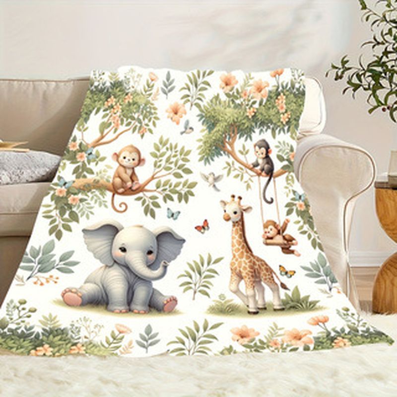 VIKAMA Watercolor Jungle Anima - đánh giá và giá Baby Nursery Jungle Animals