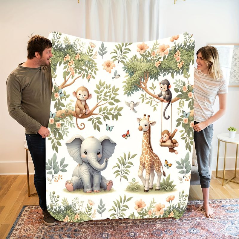 VIKAMA Watercolor Jungle Anima - đánh giá và giá Baby Nursery Jungle Animals