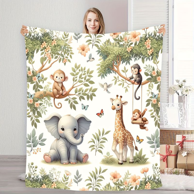 VIKAMA Watercolor Jungle Anima - đánh giá và giá Baby Nursery Jungle Animals