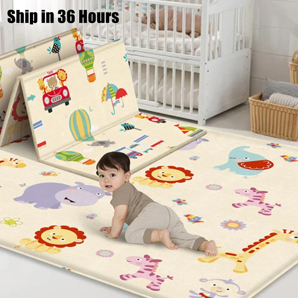 Non-Toxic Educational Foldable - đánh giá và giá Baby Nursery Rug