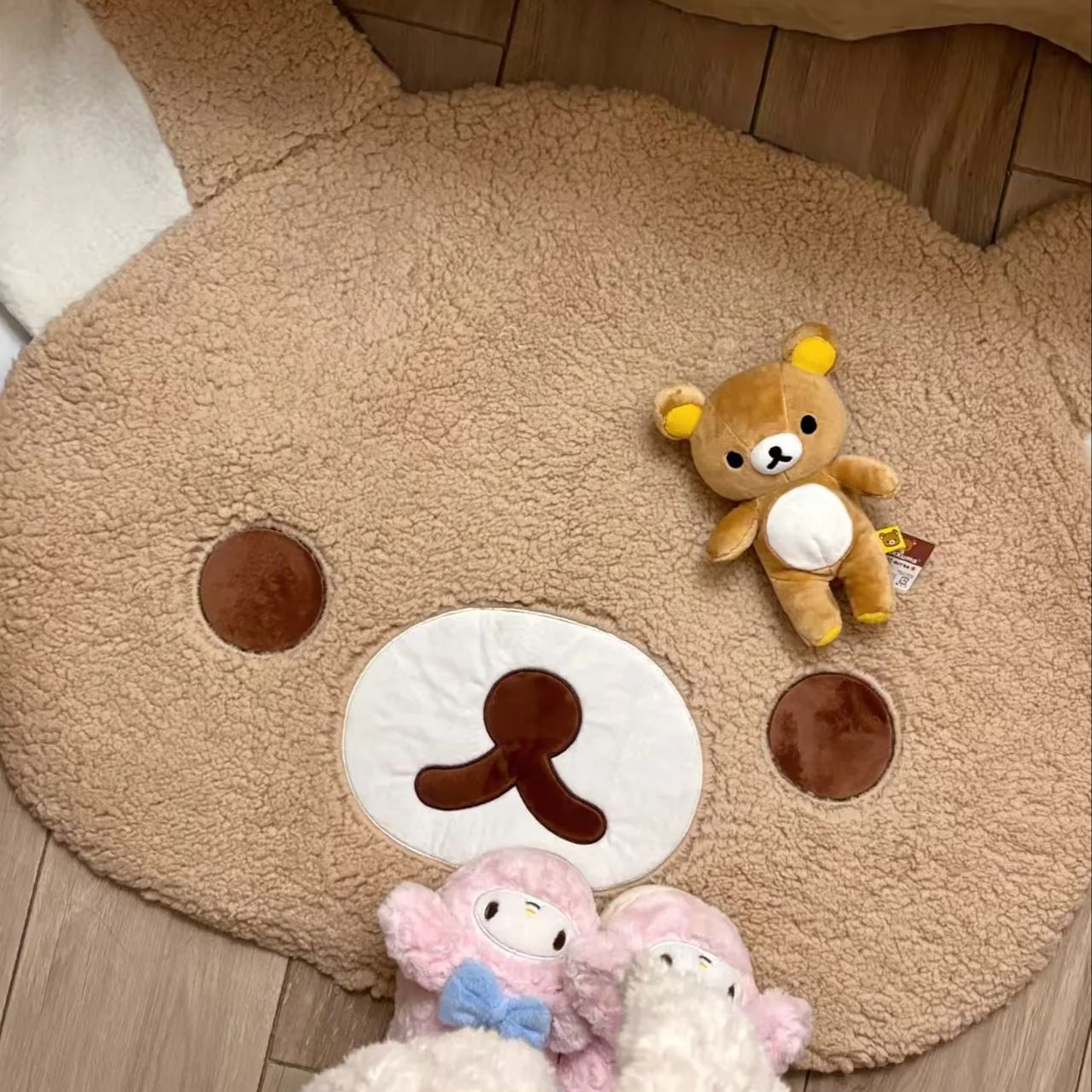 Cartoon Rilakkumas Plush Rug K - đánh giá và giá Baby Nursery Rug
