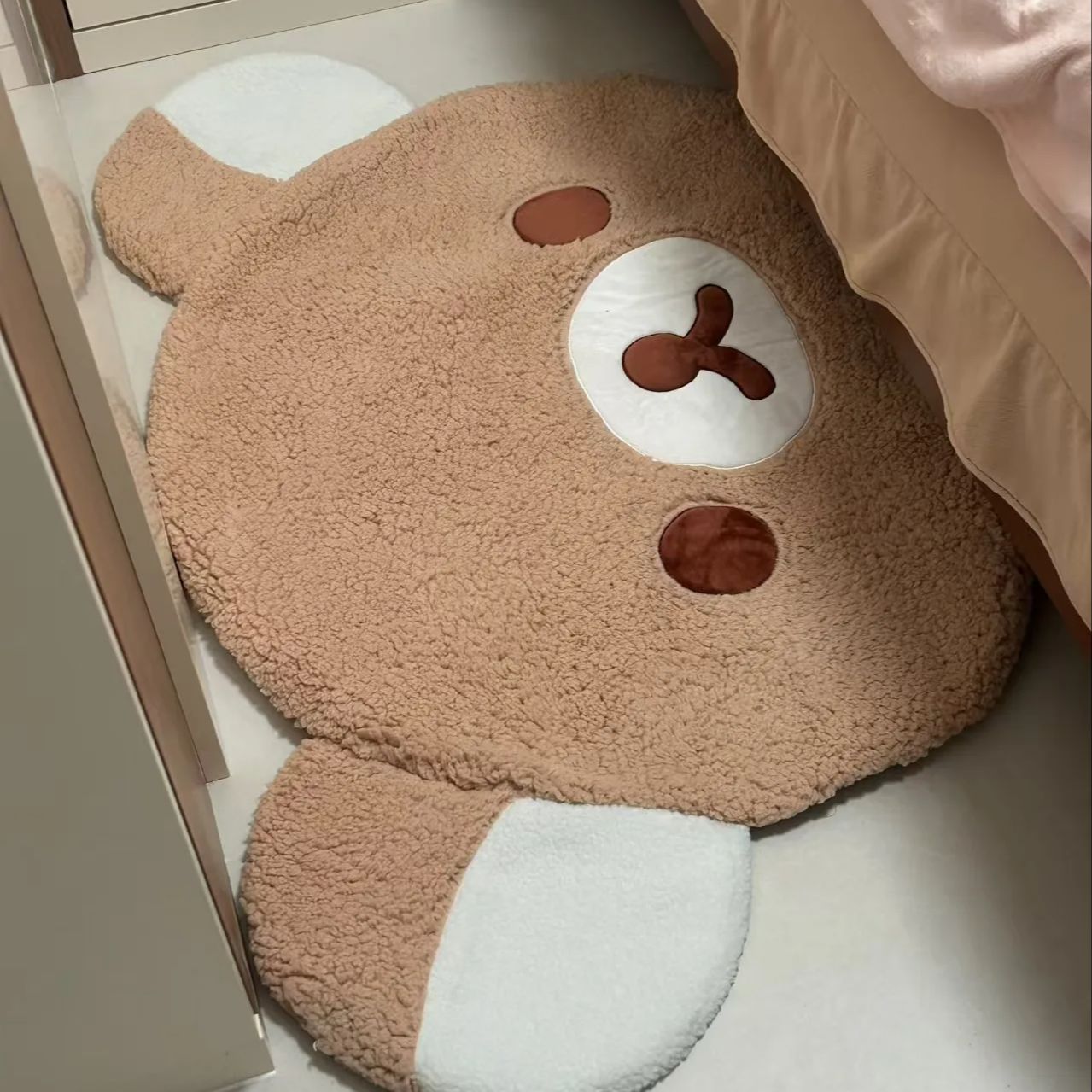 Cartoon Rilakkumas Plush Rug K - đánh giá và giá Baby Nursery Rug