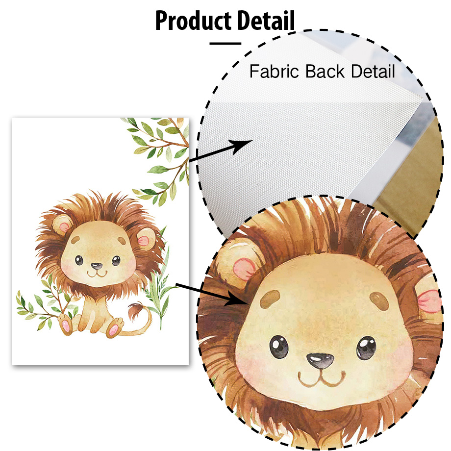 Lion Elephant Giraffe Monkey Z - đánh giá và giá Baby Nursery Jungle Animals