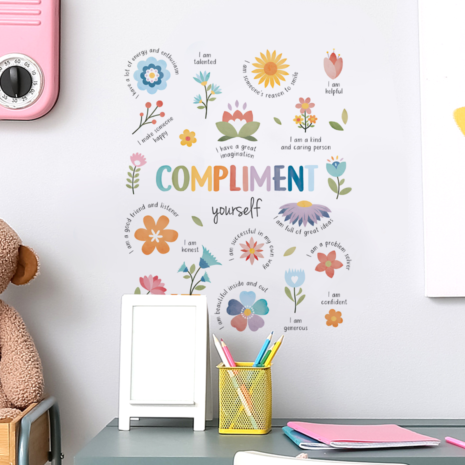 English colorful inspirational - đánh giá và giá Baby Nursery Quotes Wall Art