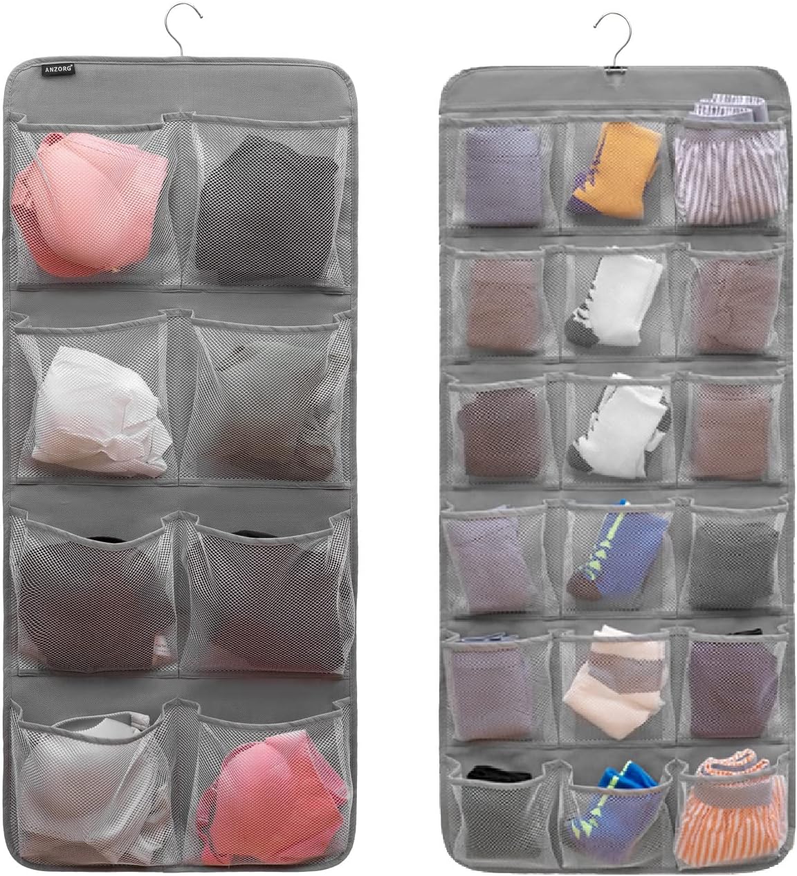 Dual-Sided Hanging Closet Orga - đánh giá và giá Closet Organizer Baby