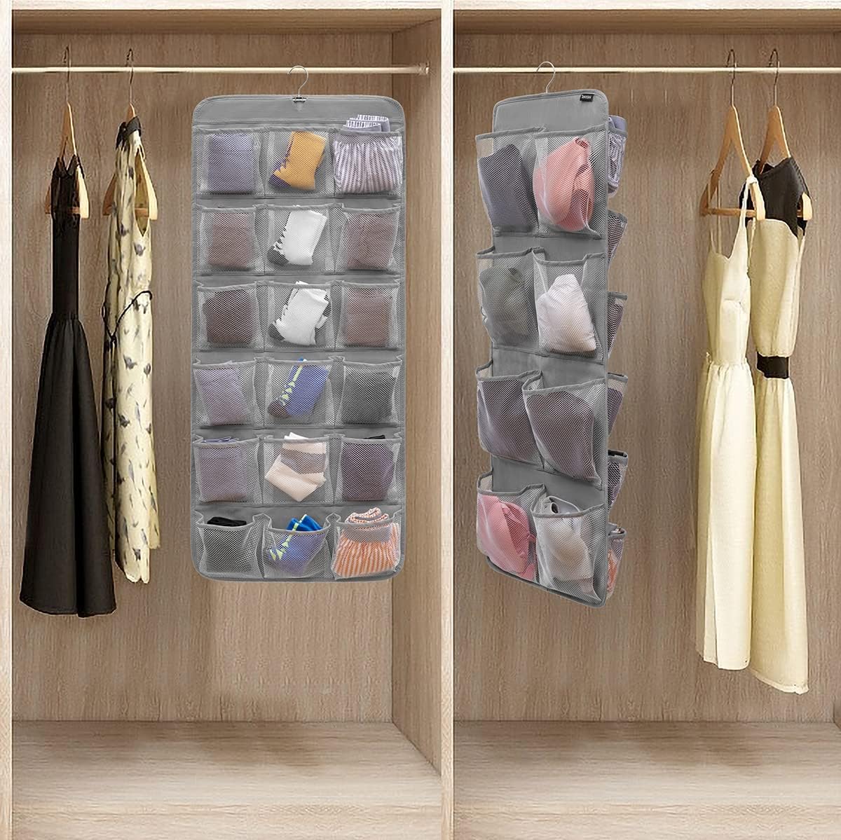 Dual-Sided Hanging Closet Orga - đánh giá và giá Closet Organizer Baby