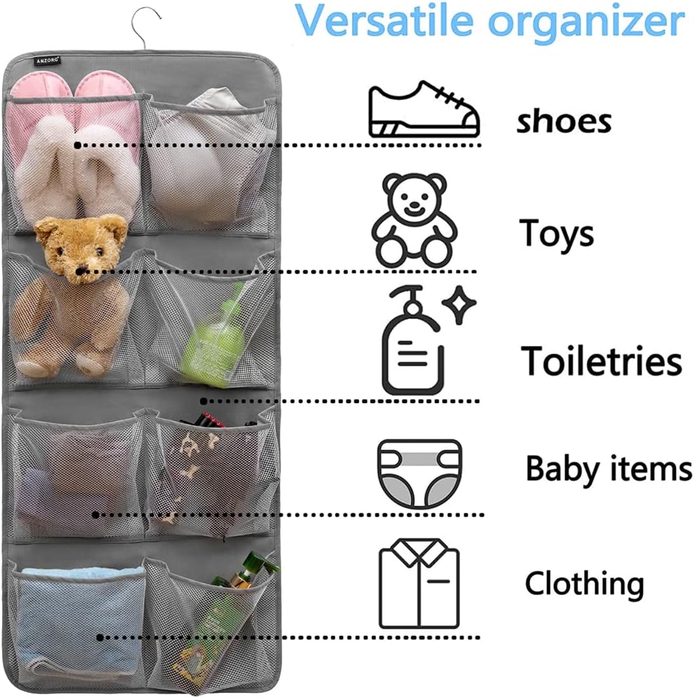 Dual-Sided Hanging Closet Orga - đánh giá và giá Closet Organizer Baby