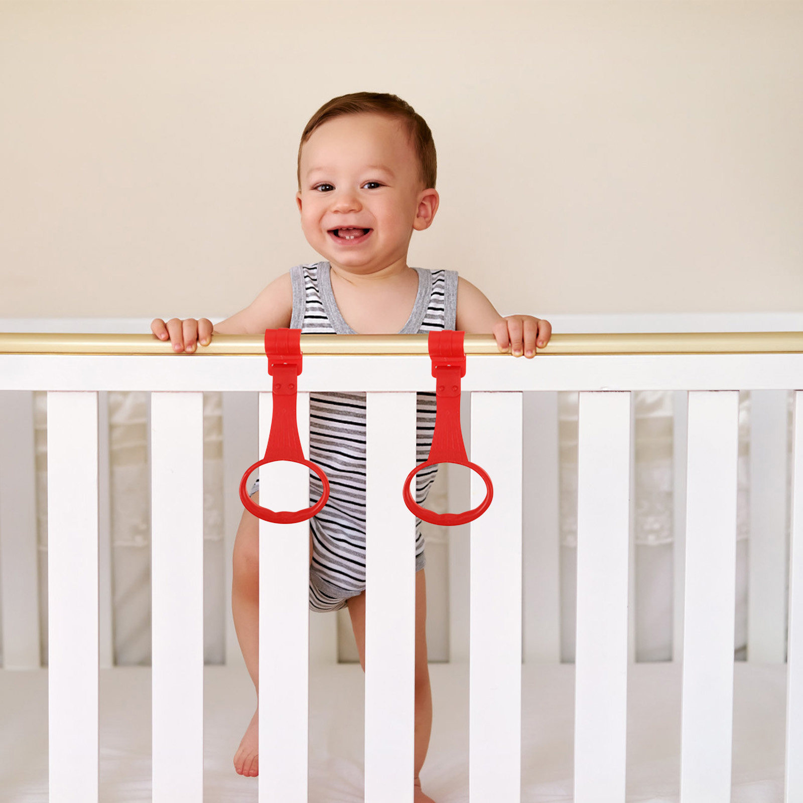 2Pcs Baby Walking Rings Safe P - đánh giá và giá Baby Nursery Handles