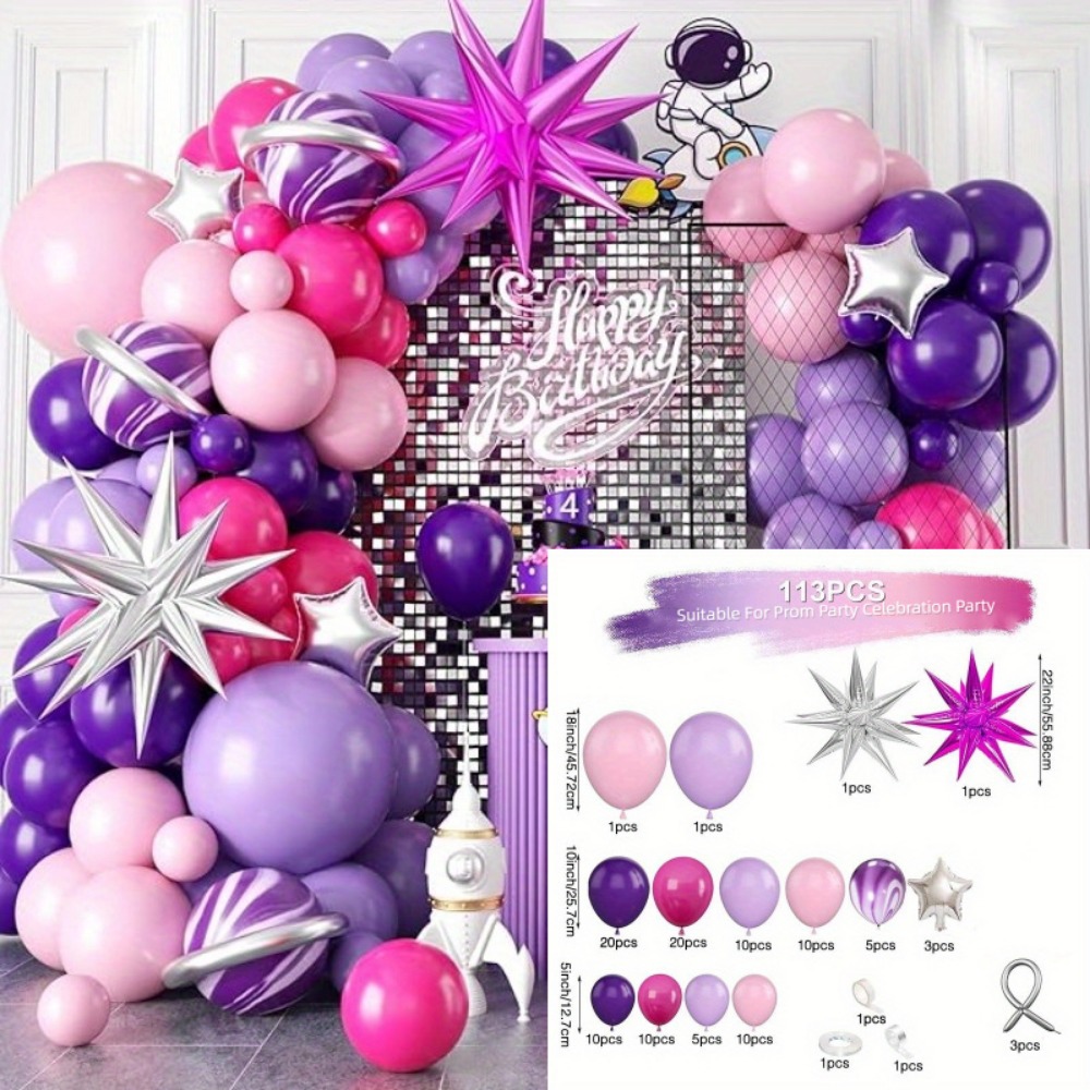 113PCS Balloon Garland Arch Se - đánh giá và giá Baby Nursery Hot Air Balloon