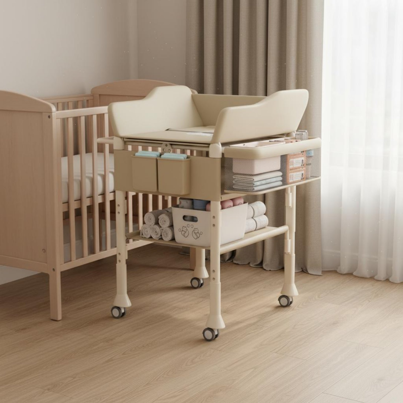 Baby Bath Changing Table Combo - đánh giá và giá Baby Nursery Furniture