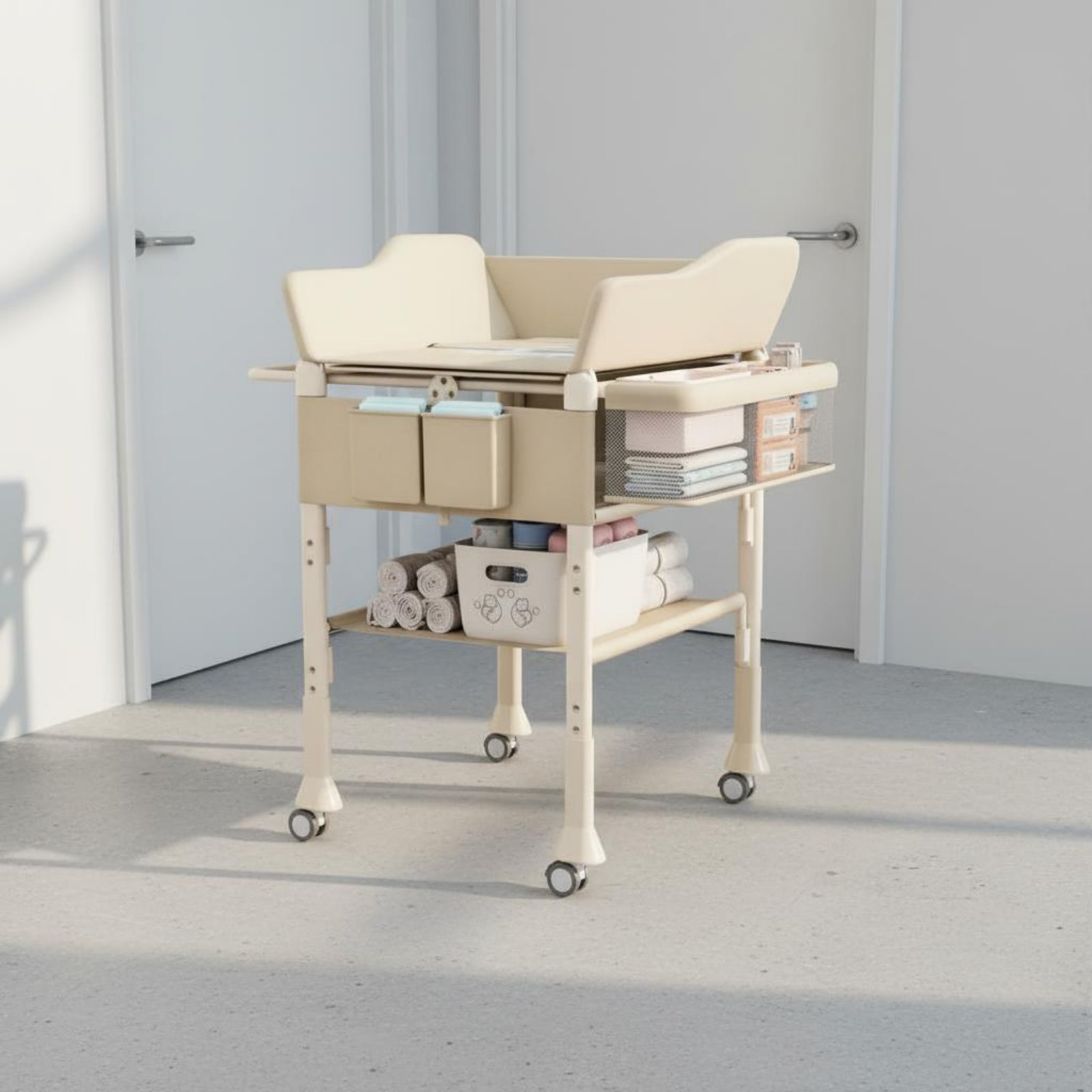 Baby Bath Changing Table Combo - đánh giá và giá Baby Nursery Furniture