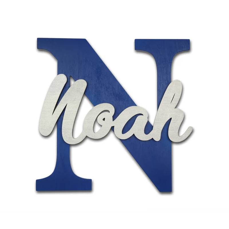 Bảng Chữ Cái Bằng Gỗ, Cho Bé Đ - đánh giá và giá Baby Nursery Name Letters