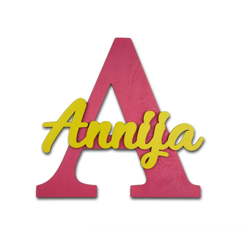 Bảng Chữ Cái Bằng Gỗ, Cho Bé Đ - đánh giá và giá Baby Nursery Name Letters