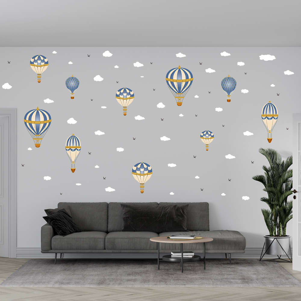 Hoạt Hình Khí Cầu Khí Nóng Đám - đánh giá và giá Baby Nursery Hot Air Balloon