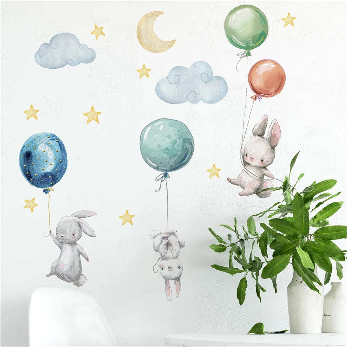 Cartoon Hot Air Balloon Animal - đánh giá và giá Baby Nursery Hot Air Balloon