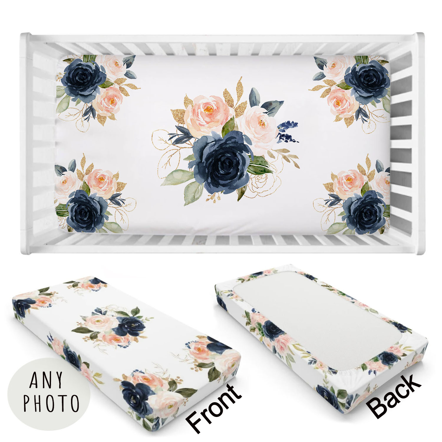 LVYZIHO Bé Gái Cũi Bộ Chăn Ga  - đánh giá và giá Baby Nursery Bedding Sets