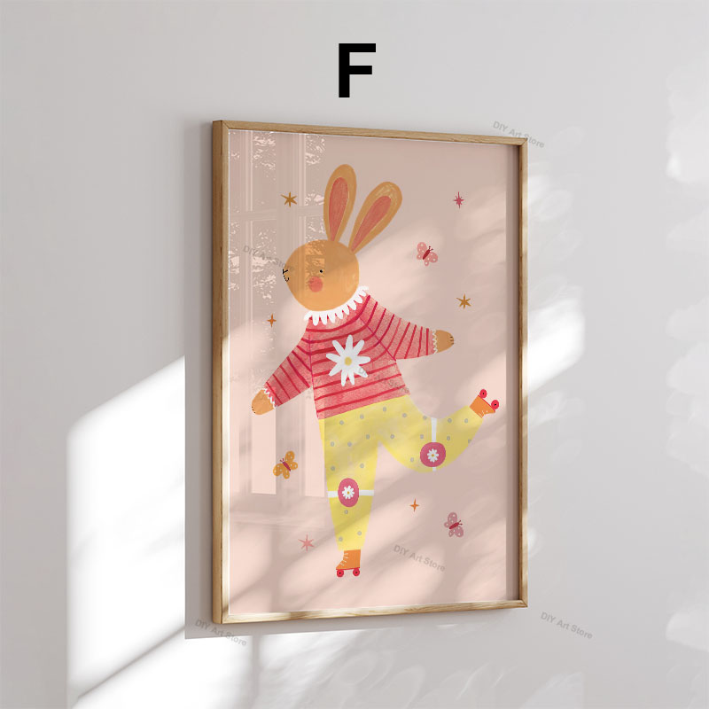 Funny Cartoon Animal Nursery W - đánh giá và giá Baby Nursery Animal Prints