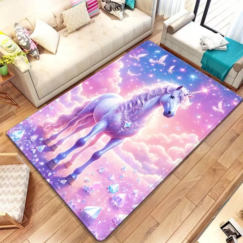 Magical Unicorn Pink Cloud Fan - đánh giá và giá Baby Nursery Rug