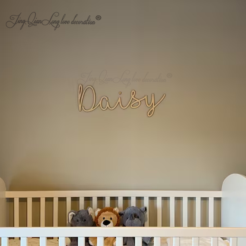 Custom Decorative Wooden Sign  - đánh giá và giá Baby Nursery Name Letters