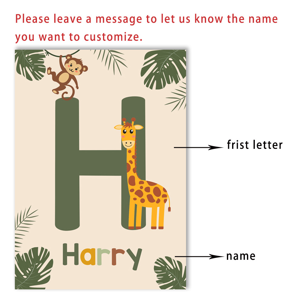 Nordic Jungle Animal Posters C - đánh giá và giá Baby Nursery Jungle Animals