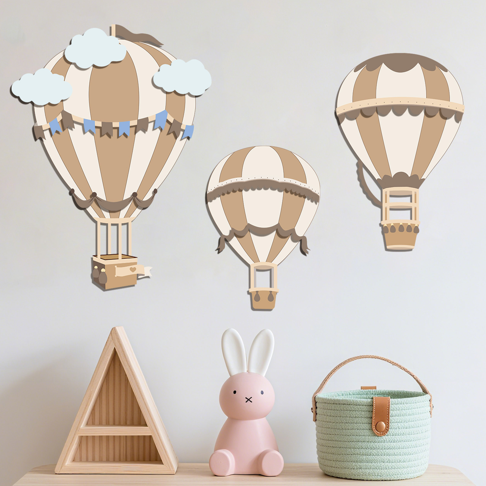 Neutral Hot Air Balloon Wooden - đánh giá và giá Baby Nursery Hot Air Balloon