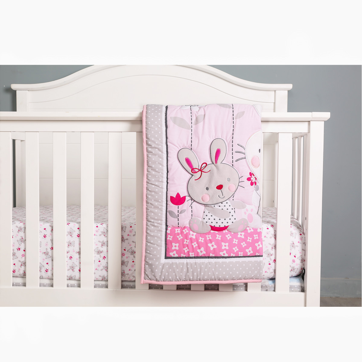 3Pcs NewBorn Baby Crib Bedding - đánh giá và giá Baby Nursery Bedding Sets