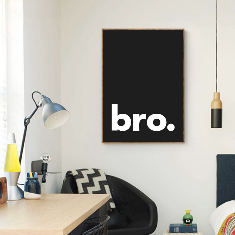 Bro. In Tối Giản Kiểu Chữ Post - đánh giá và giá Baby Nursery Quotes Wall Art