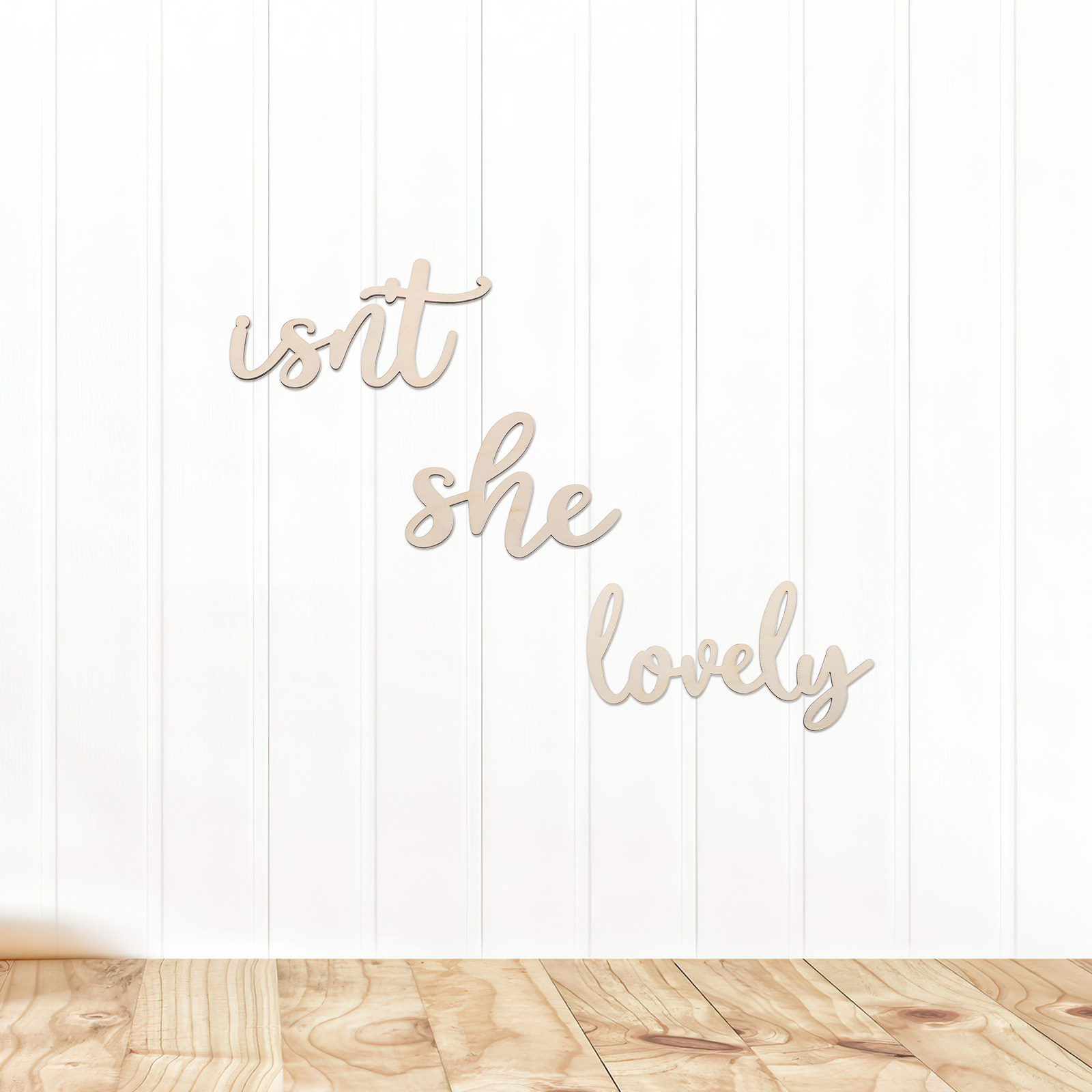 Wood Sign Wooden Wall Sticker  - đánh giá và giá Baby Nursery Room