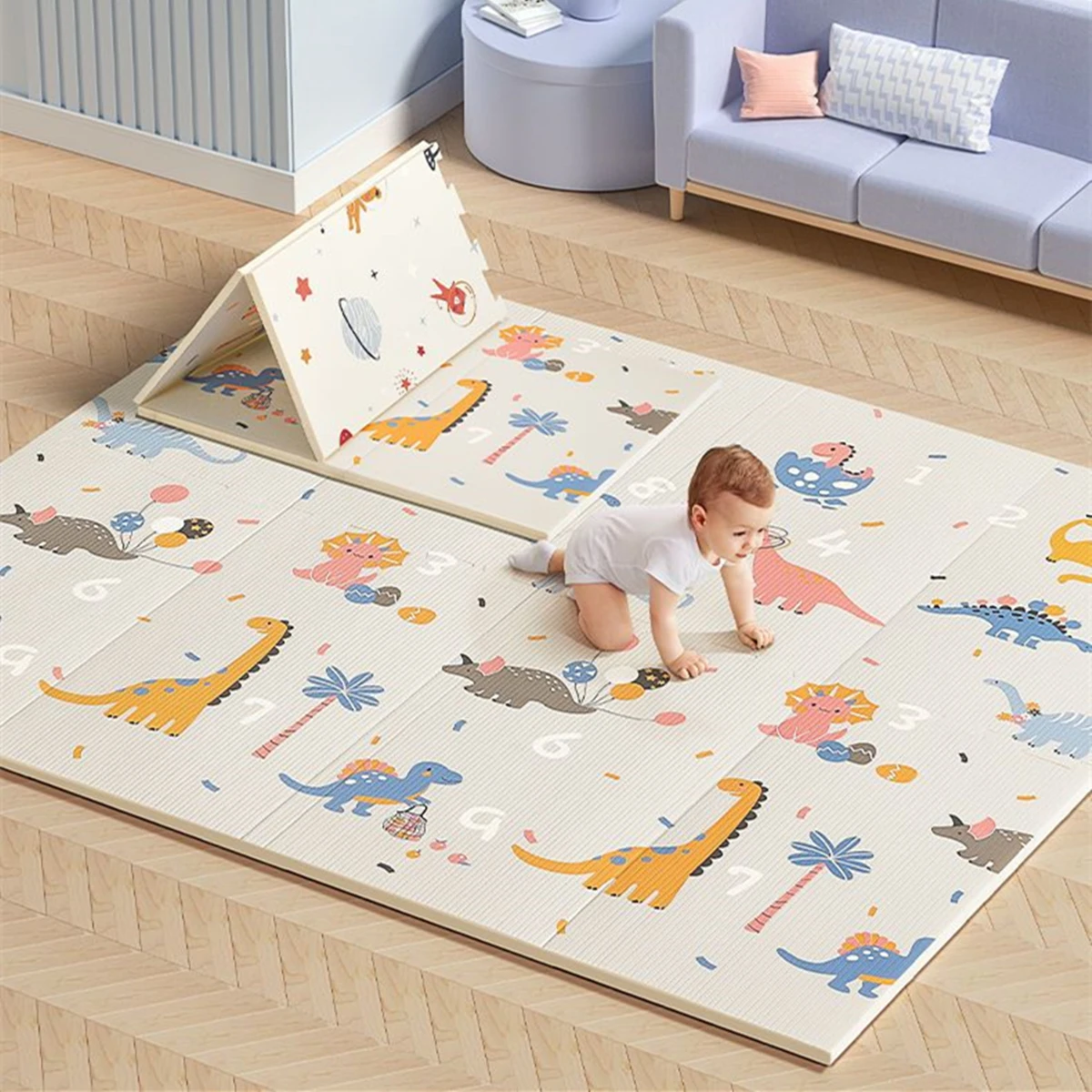 Foldable Children's Carpet Bab - đánh giá và giá Baby Nursery Rug