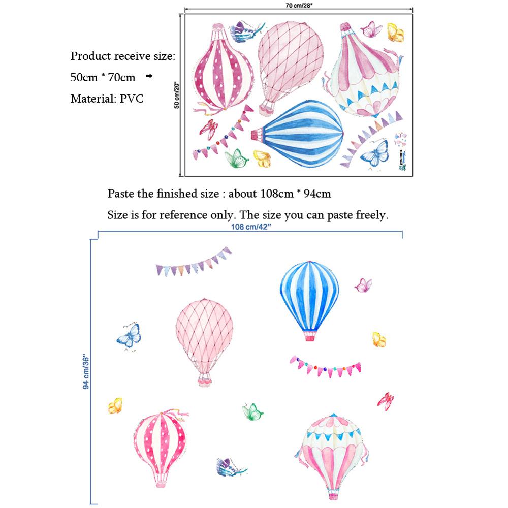 Cartoon Hot Air Balloon Wall S - đánh giá và giá Baby Nursery Hot Air Balloon