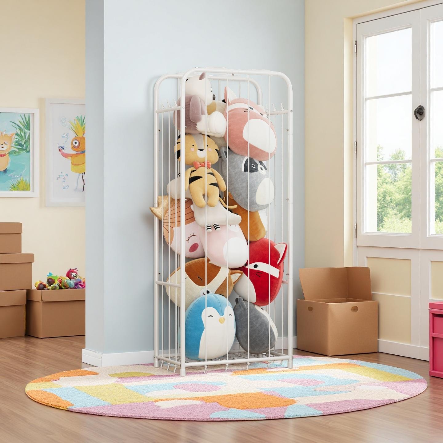 Vertical Stuffed Animal Storag - đánh giá và giá Baby Nursery Room