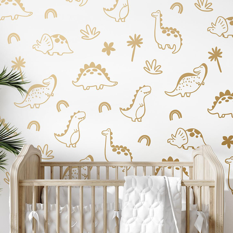 Hình Học Khủng Long Cây Cầu Vồ - đánh giá và giá Baby Nursery Jungle Animals