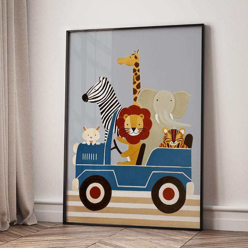 Funny Cartoon Animal Car Ballo - đánh giá và giá Baby Nursery Items
