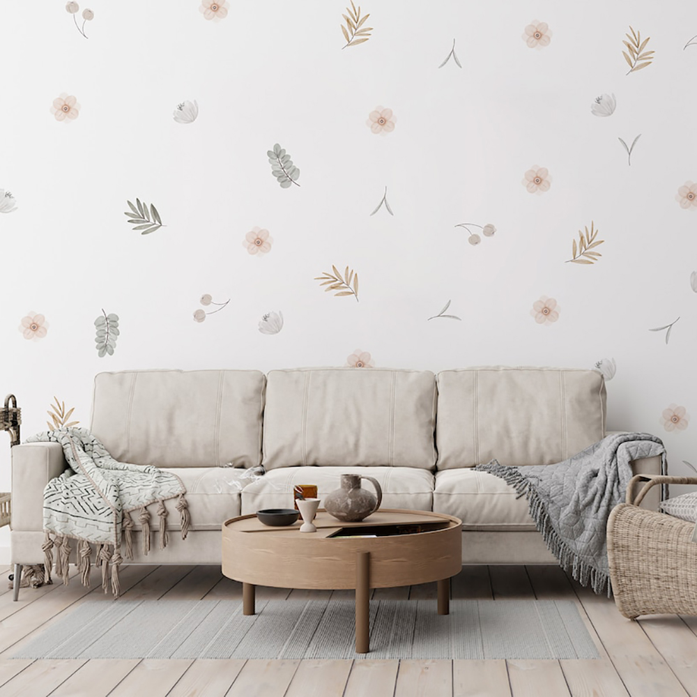 Boho Leaves Botanical DIY Wall - đánh giá và giá Baby Nursery Package